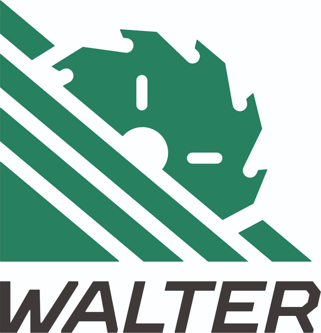 Walter24 зелено-черный логотип